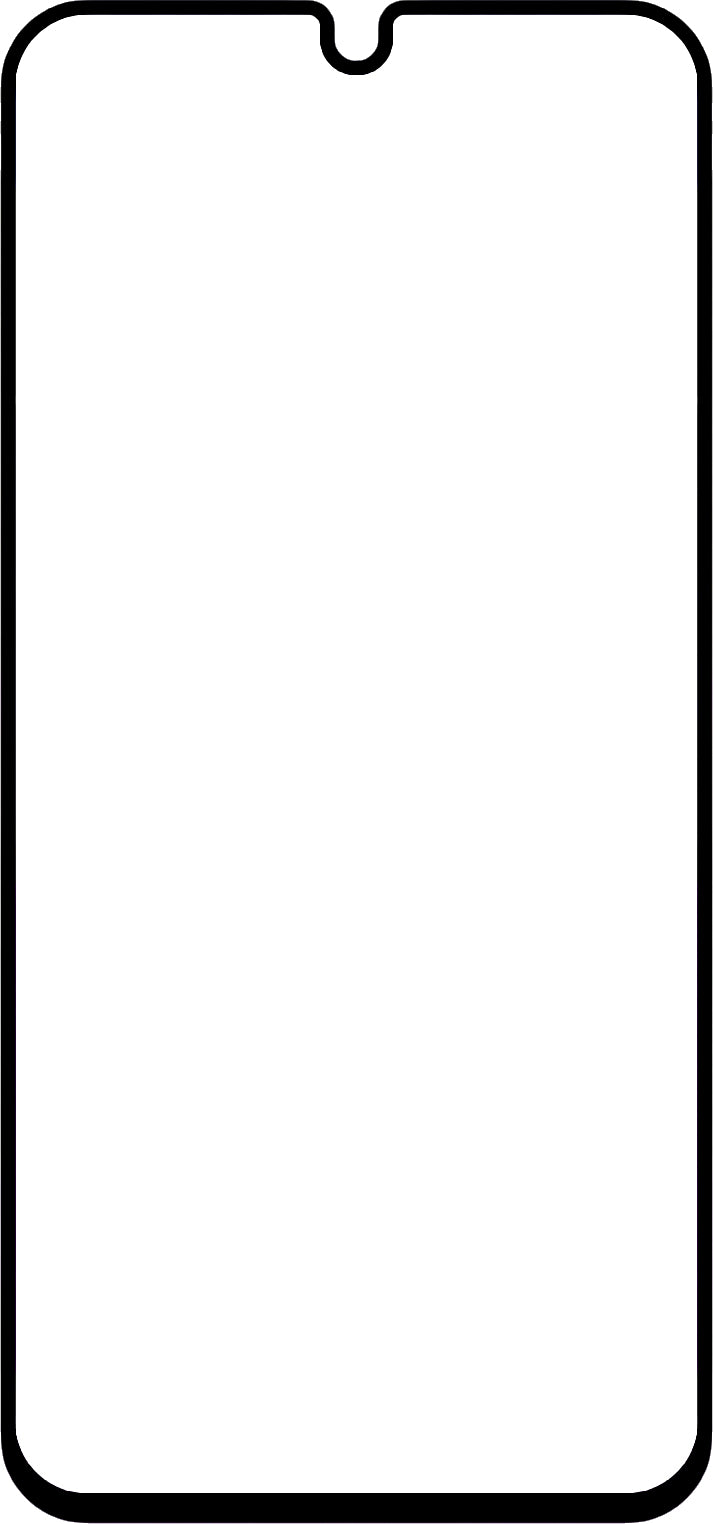 BLUE Shield Screen Protector for Samsung Galaxy A34 A346, Shielded Glass, Full Glue, Case Friendly, Black