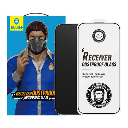 Blueo Anti-Dust HD Applicator Pro Screen Protector for Apple iPhone 17 Air, Tempered Glass, Full Glue