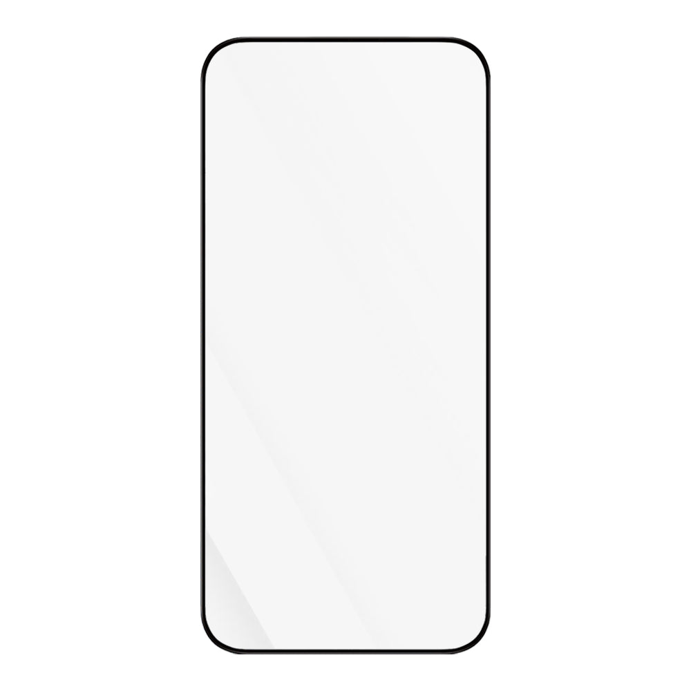 Blueo Anti-Static HD Screen Protector Film for Apple iPhone 16 / 15, Tempered Glass, Full Glue, Black