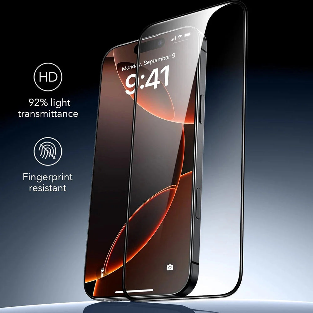 ESR Armorite UltraFit Screen Protector for Apple iPhone 17 Air, Tempered Glass, Full Glue, Set of 3 Pieces, Black