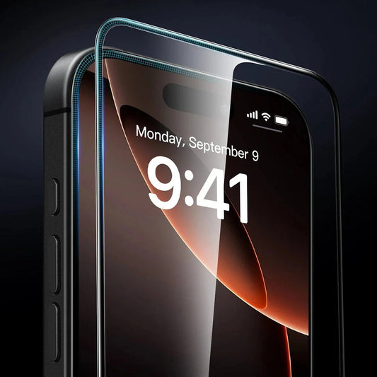 ESR Armorite UltraFit Screen Protector for Apple iPhone 17 Pro, Tempered Glass, Full Glue, Set of 3 Pieces