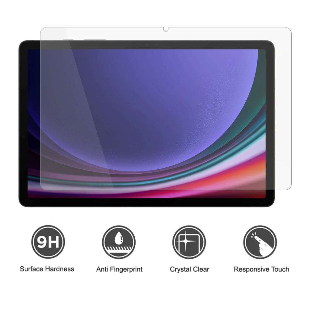 Lito Classic Screen Protector Film for Samsung Galaxy Tab S10+ / Tab S9 FE+ / Tab S9+, Tempered Glass, Full Glue, 2.5D