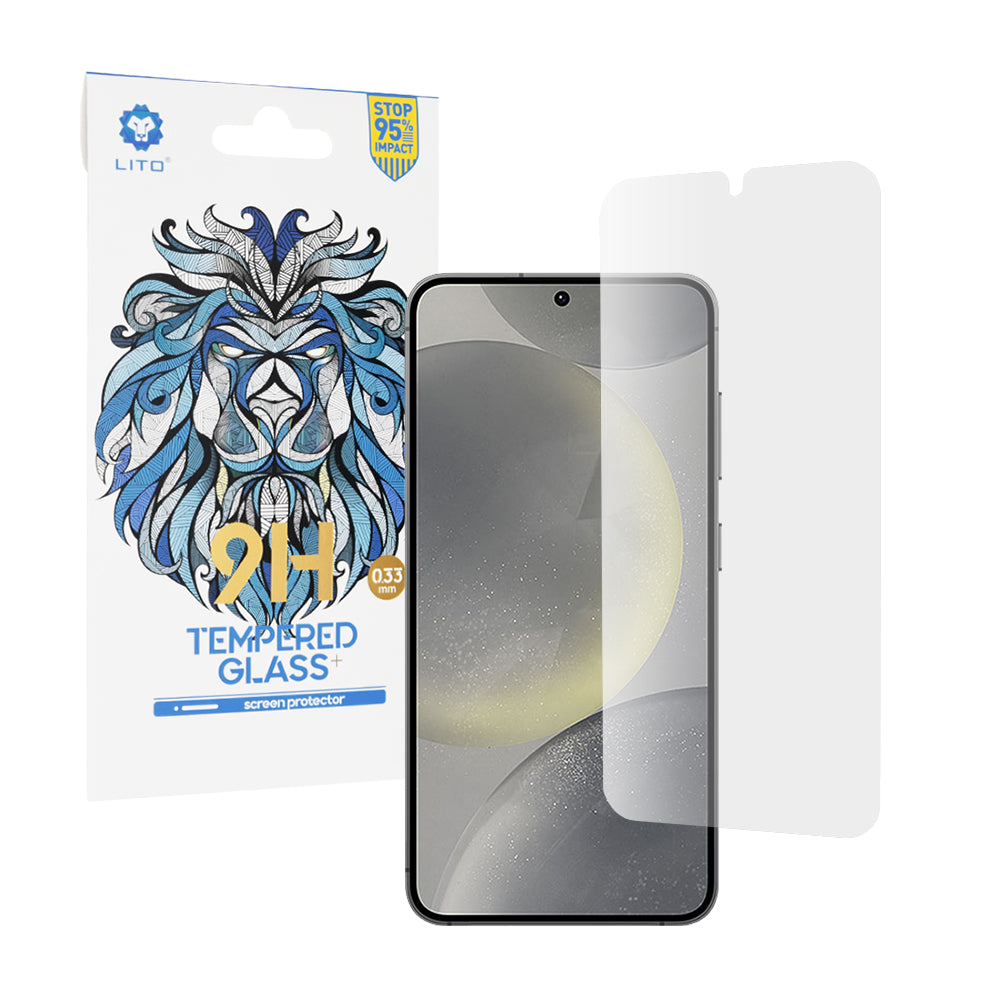 Lito Classic Ultra Thin Screen Protector for Samsung Galaxy S25 S931 / S24 S921, Tempered Glass, Full Glue, 2.5D