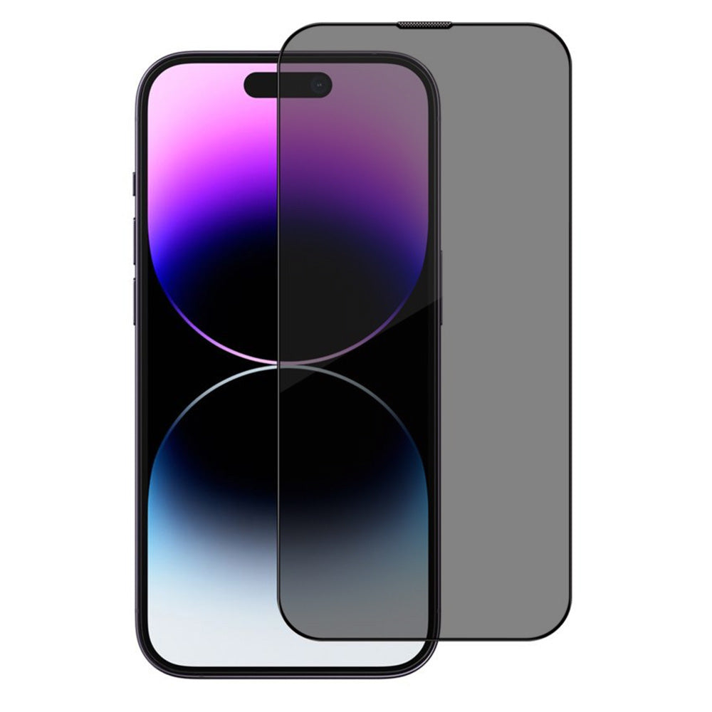 Privacy Screen Protector Blueo Sapphire Applicator Pro for Apple iPhone 17 Pro Max / 16 Pro Max, Tempered Glass, Full Glue