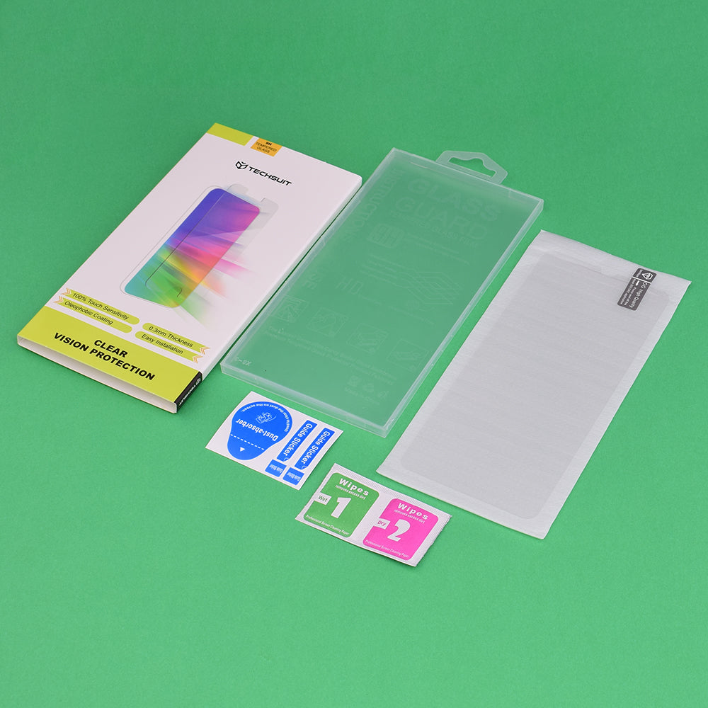 Techsuit Clear Vision Screen Protector for Oppo A60, Tempered Glass, Full Glue