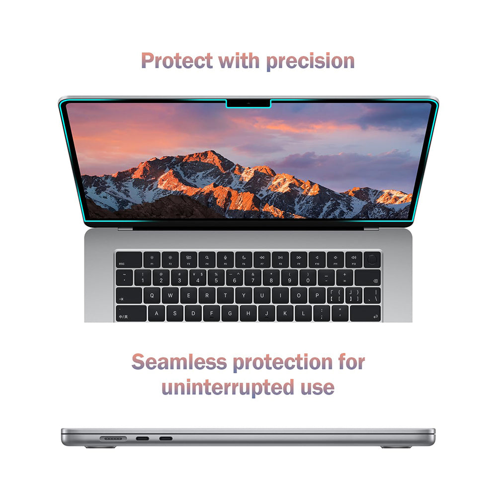 Anti Blue Light Techsuit VisionProX Screen Protector for Apple MacBook Air M3 15inch (2024) / Air M2 15inch (2023), Plastic