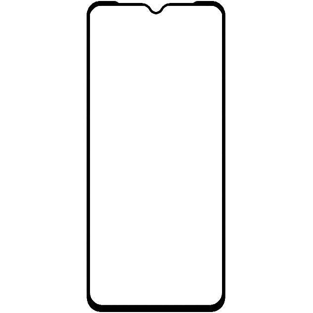 OEM Screen Protector for Xiaomi Redmi 9A / Xiaomi Redmi 9C, Tempered Glass, Full Face, Full Glue, 5D, 0.3mm, Black