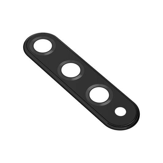 Rear Camera Glass Huawei nova 5T, with Frame, Black