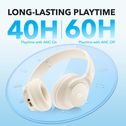 Handsfree Bluetooth Anker SoundCore Life Q20i, MultiPoint, A2DP, ANC, White A3004G21