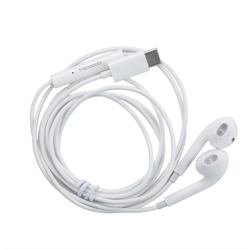 Handsfree USB-C McDodo HP-6071 Element, White