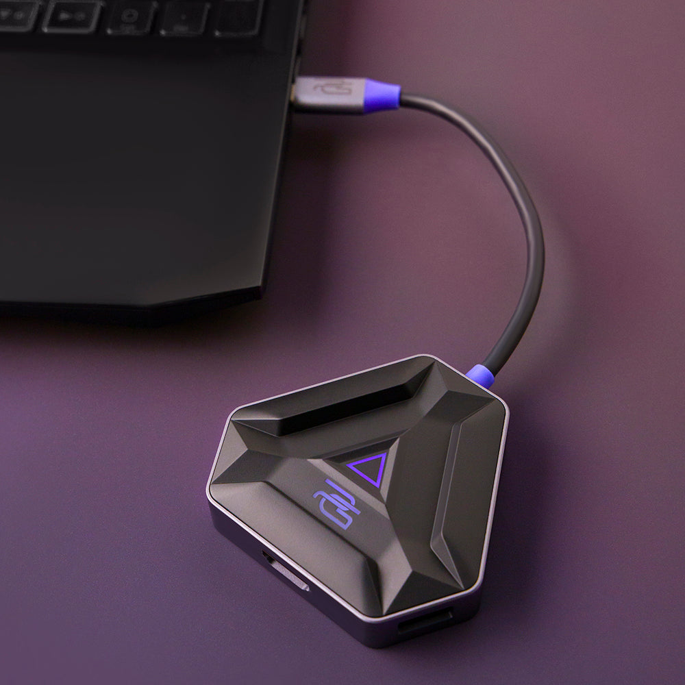 Proove Spectre USB-C Hub, 5in1, Gray HBPG10221205