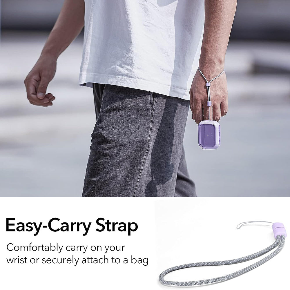 ESR Orbit Hybrid Case for Apple AirPods Pro Series, Purple