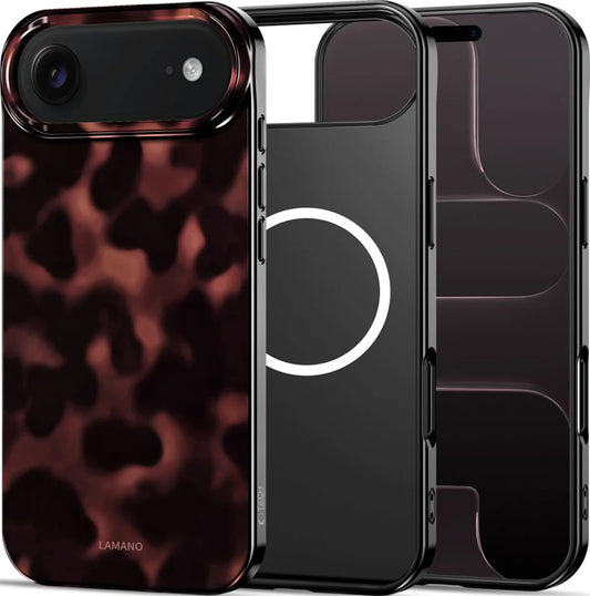 MagSafe Case for Apple iPhone 17 Air, Tech-Protect, Lamano Panther, Black