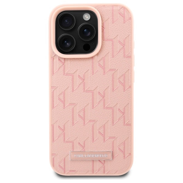 MagSafe Case for Apple iPhone 16 Pro Max, Karl Lagerfeld, Hot Stamp, Pink
