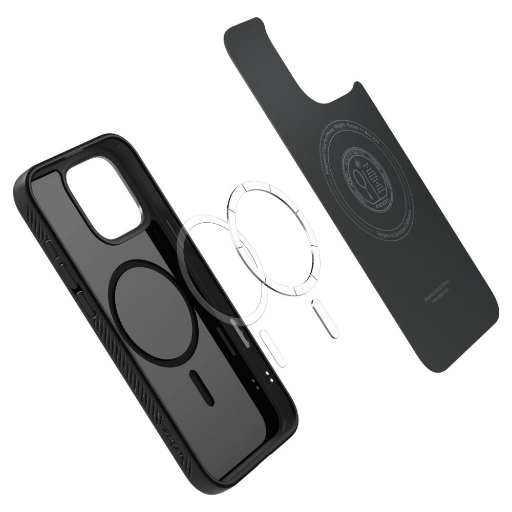 MagSafe Case for Apple iPhone 16 Pro Max, Spigen, Liquid Air T, Matte Black