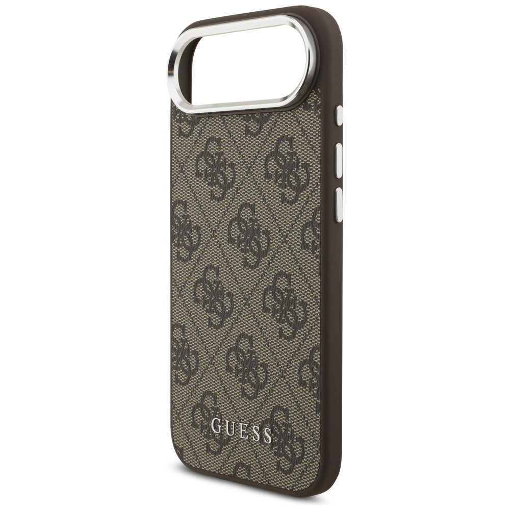 MagSafe Case for Apple iPhone 17 Air, Guess, 4G Classic Logo, Brown