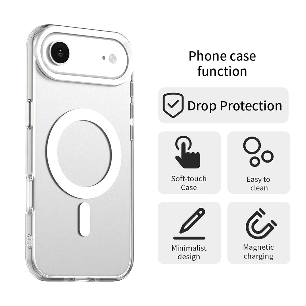 MagSafe Case for Apple iPhone 17 Air, Techsuit, CandyCase, White