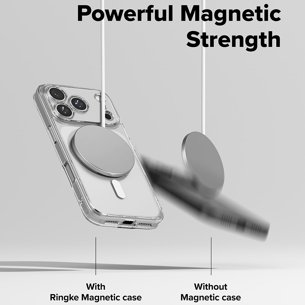MagSafe Case for Apple iPhone 17 Pro Max, Ringke, Fusion, Transparent