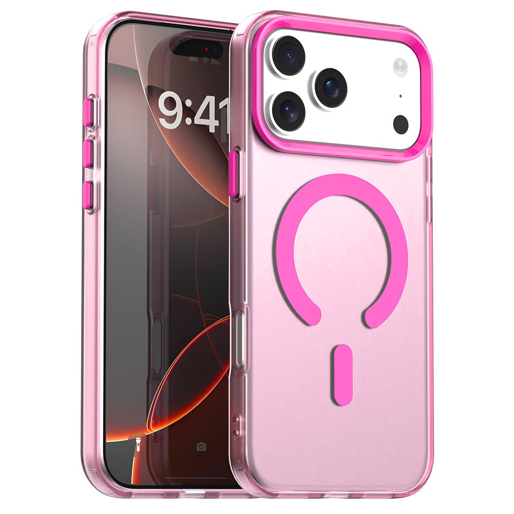 MagSafe Case for Apple iPhone 17 Pro Max, Techsuit, CandyCase, Pink