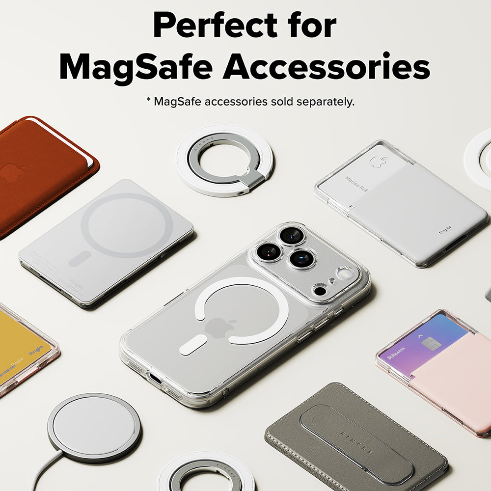 MagSafe Case for Apple iPhone 17 Pro, Ringke, Fusion, Matte Transparent