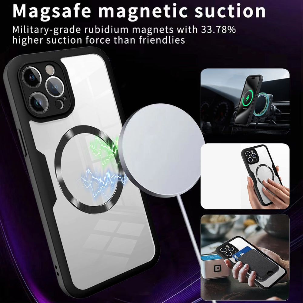 MagSafe Case for Apple iPhone 17, Techsuit, ColorVerse 360, Purple