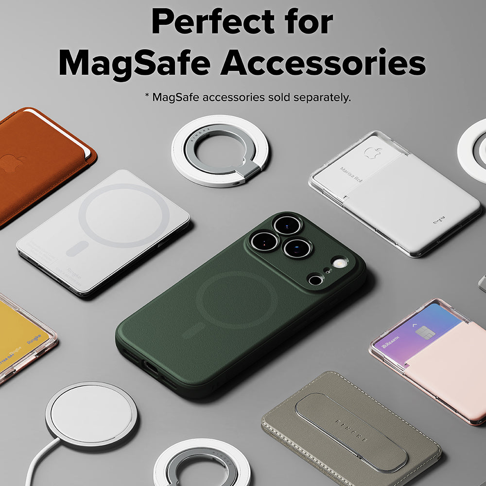MagSafe Case for Apple iPhone 18 Pro / 17 Pro, Ringke, Onyx, Dark Green