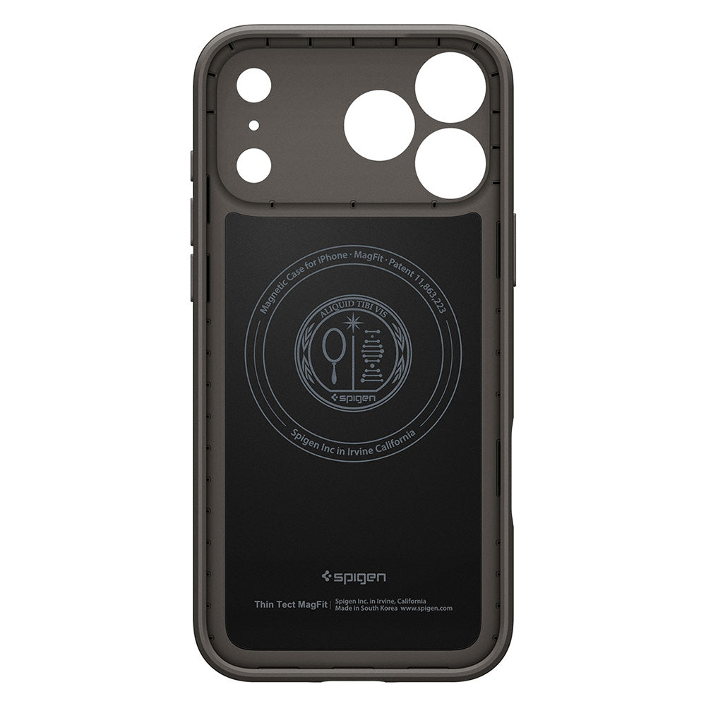 MagSafe Case for Apple iPhone 18 Pro / 17 Pro, Spigen, Thin Fit, Gray ACS12146