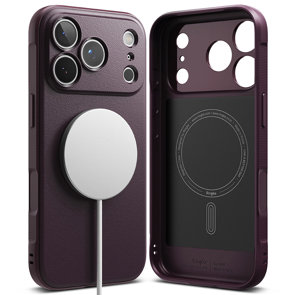 MagSafe Case for Apple iPhone 18 Pro Max / 17 Pro Max, Ringke, Onyx, Dark Burgundy