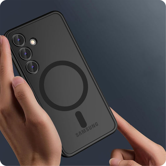 MagSafe Case for Samsung Galaxy S24 S921, Tech-Protect, Magmat, Black