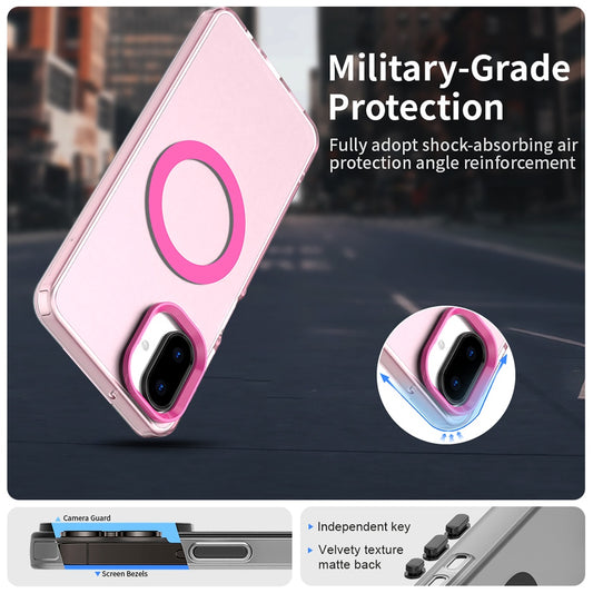 MagSafe Case for Samsung Galaxy A07 4G A075, Techsuit, CandyCase, Pink