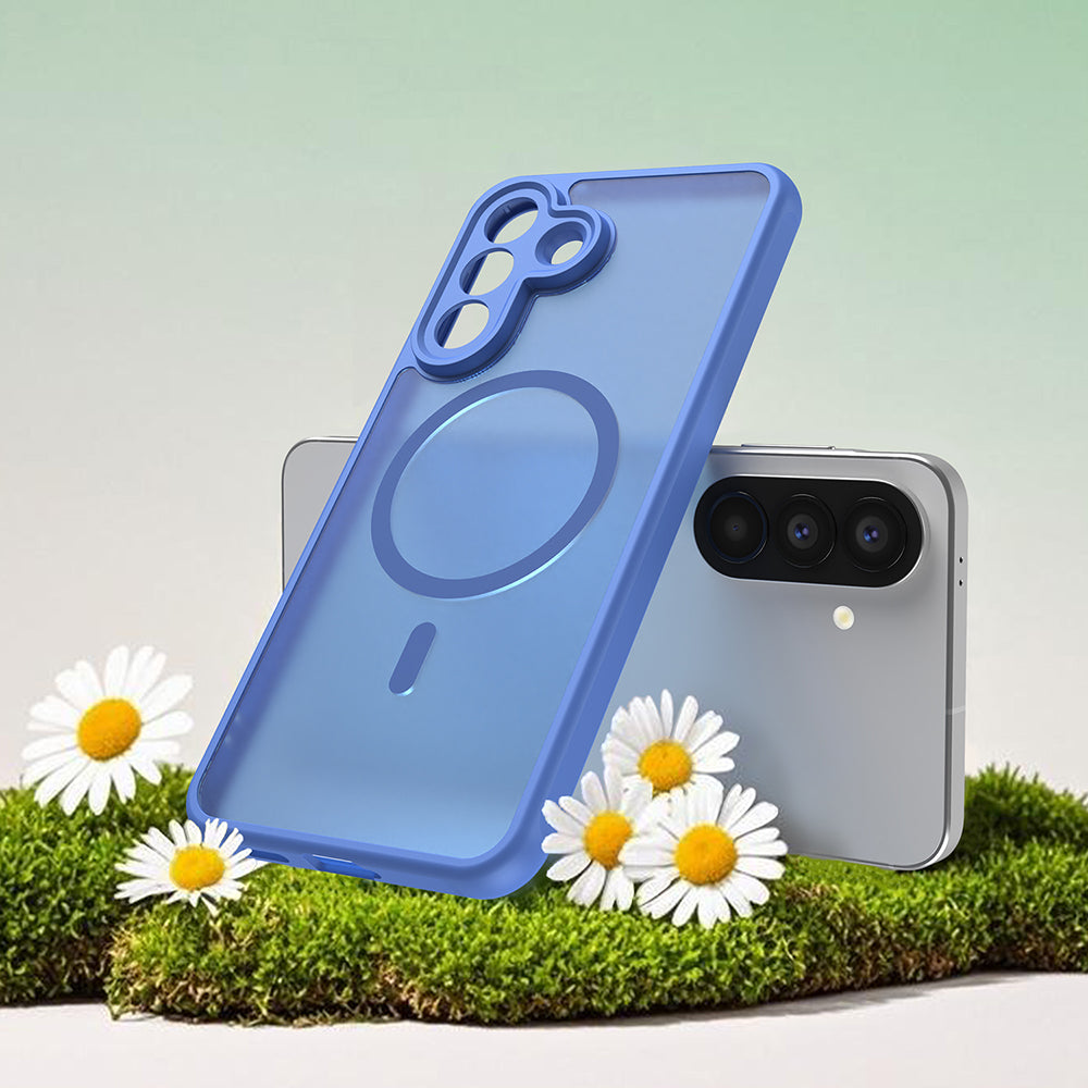 MagSafe Case for Samsung Galaxy A27 5G, Techsuit, HaloFrost II, Blue