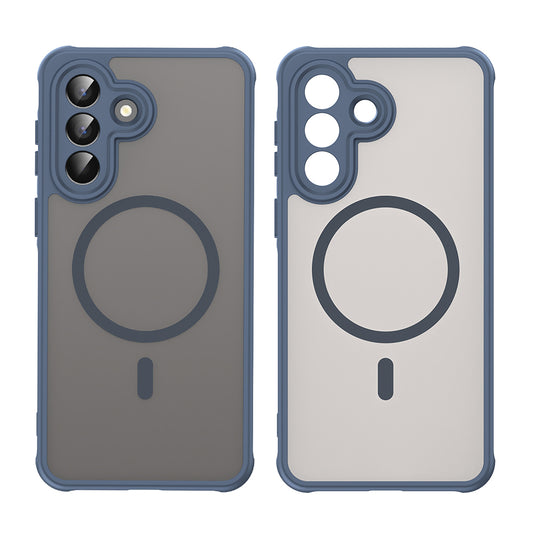 MagSafe Case for Samsung Galaxy A57 5G, Techsuit, HaloFrost II, Navy Blue