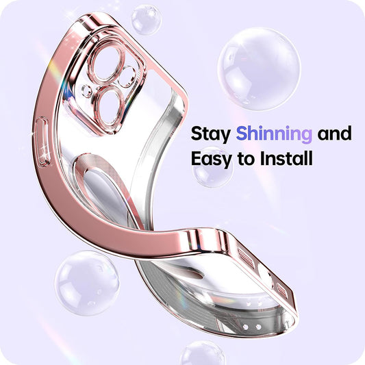 MagSafe Case for Samsung Galaxy S24+ S926, Techsuit, Luxury Glitter, Light Green