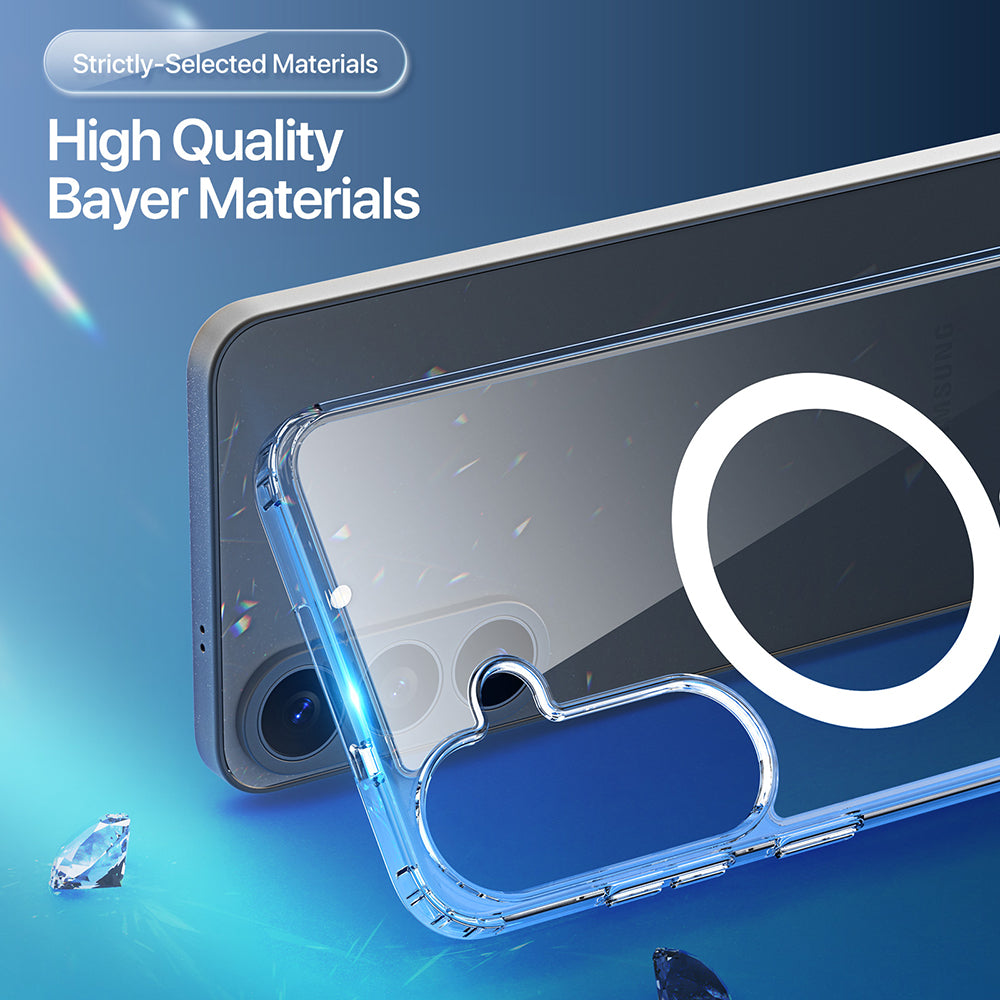 MagSafe Case for Samsung Galaxy S26 FE S741, DUX DUCIS, Clear, Transparent