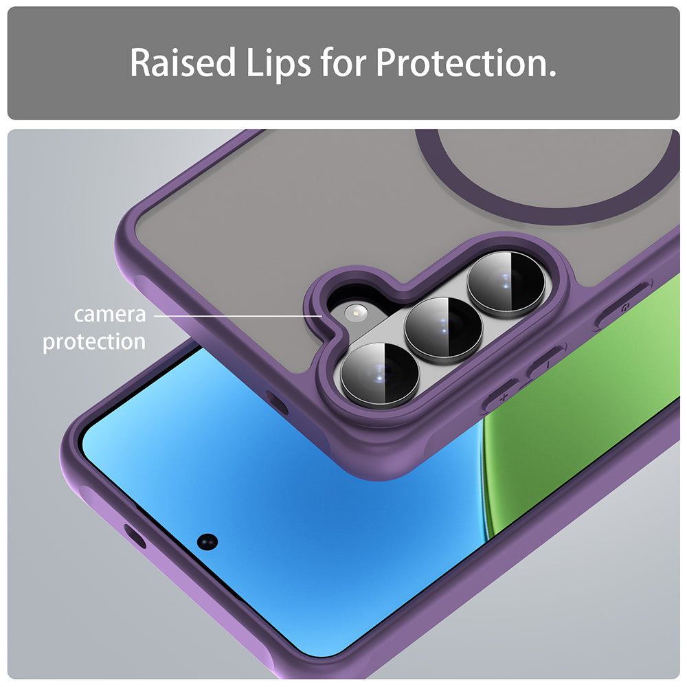 MagSafe Case for Samsung Galaxy S26 Plus S947, Techsuit, HaloFrost II, Purple