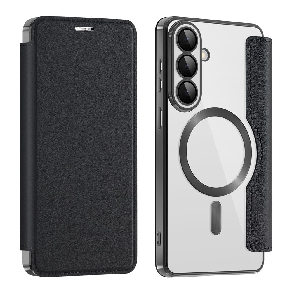 MagSafe Case for Samsung Galaxy S26 Plus S947, Techsuit, SmartMag Book, Black