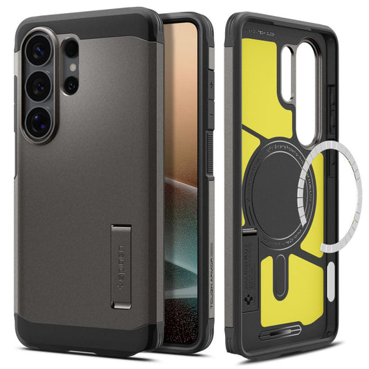 MagSafe Case for Samsung Galaxy S26 Ultra S948, Spigen, Tough Armor, Gray ACS10685