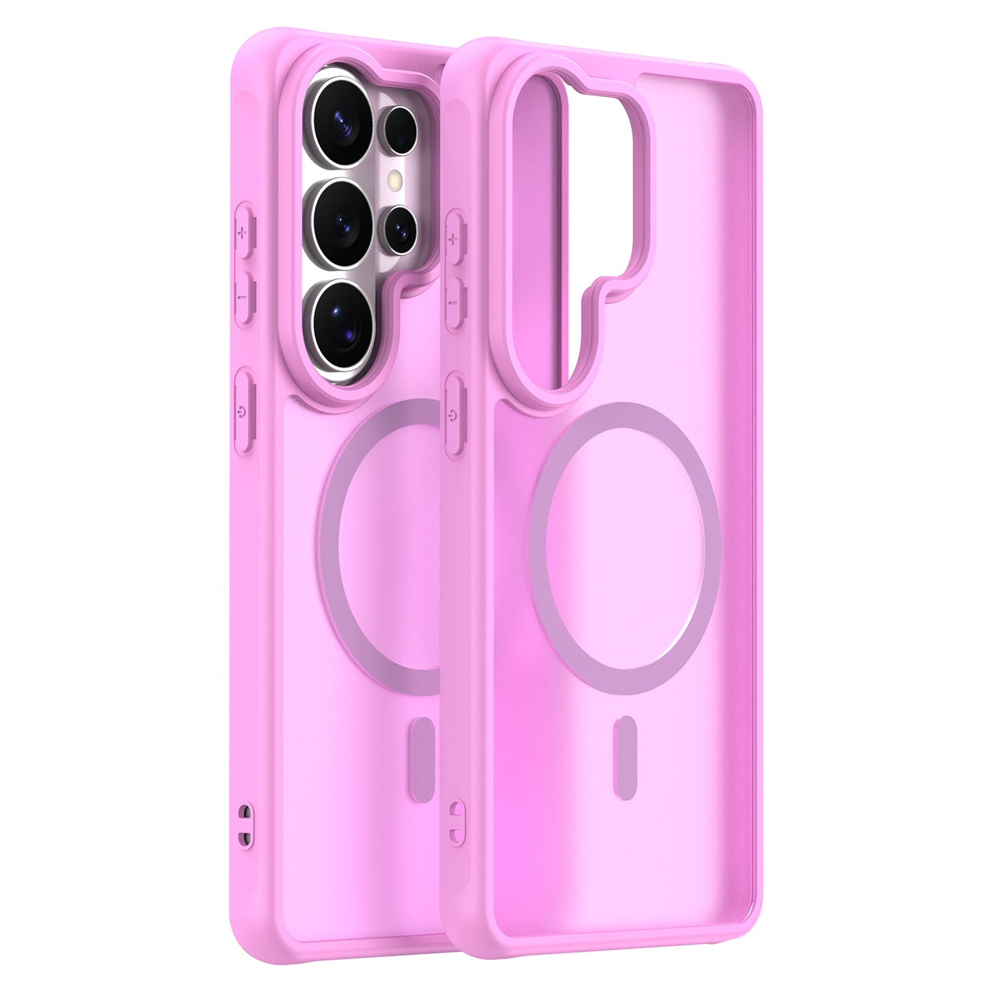 MagSafe Case for Samsung Galaxy S26 Ultra S948, Techsuit, HaloFrost II, Pink