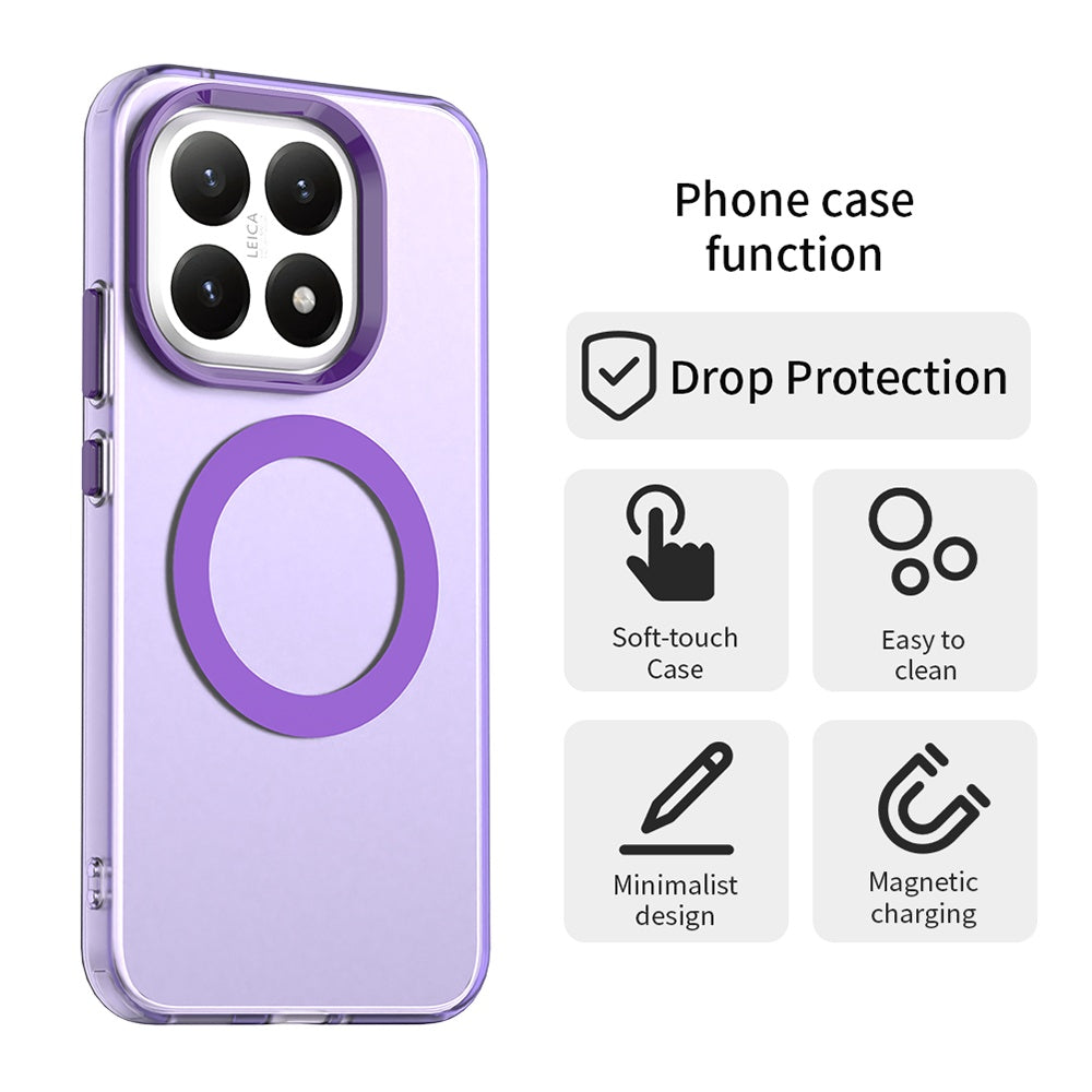 MagSafe Case for Xiaomi 15T, Techsuit, CandyCase, Purple