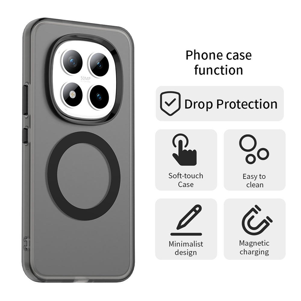 MagSafe Case for Xiaomi Poco M8 Pro / Redmi Note 15 Pro+ 5G, Techsuit, CandyCase, Black