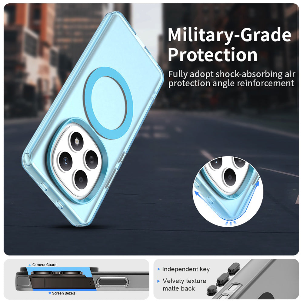 MagSafe Case for Xiaomi Poco M8 / Redmi Note 15 5G / Note 15 4G, Techsuit, CandyCase, Blue