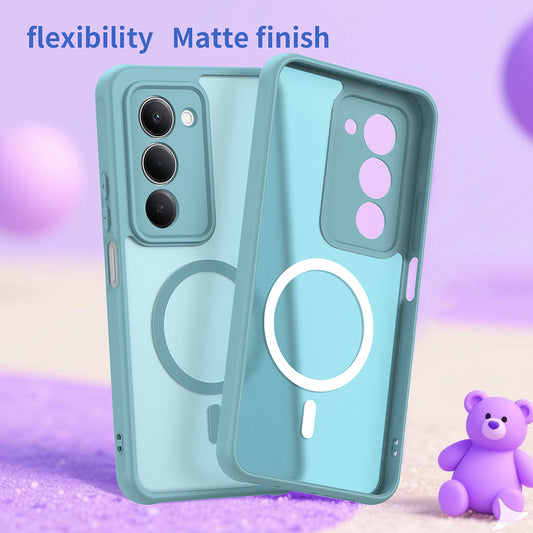 MagSafe Case for Xiaomi Redmi 15 5G / 15 4G, Techsuit, HaloFrost II, Light Green