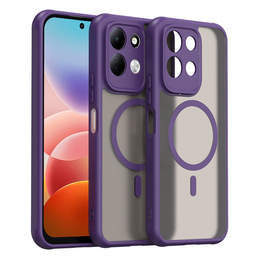 MagSafe Case for Xiaomi Redmi 17 5G / 17 4G, Techsuit, HaloFrost II, Purple