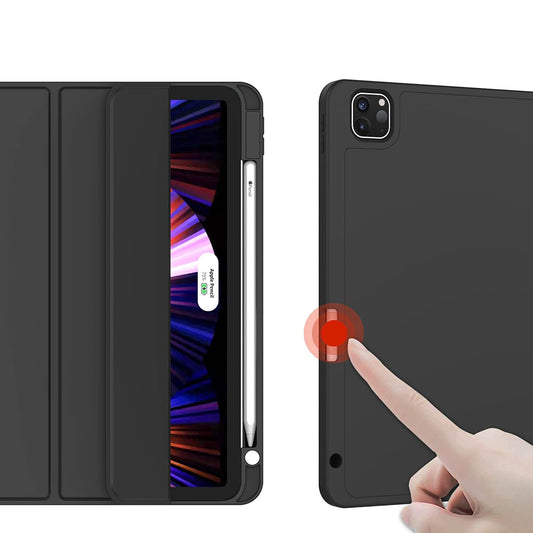 Case for Apple iPad Air 13 (2026) / Air 13 (2025) / Air 13 (2024), Techsuit, Flex Trifold, Black
