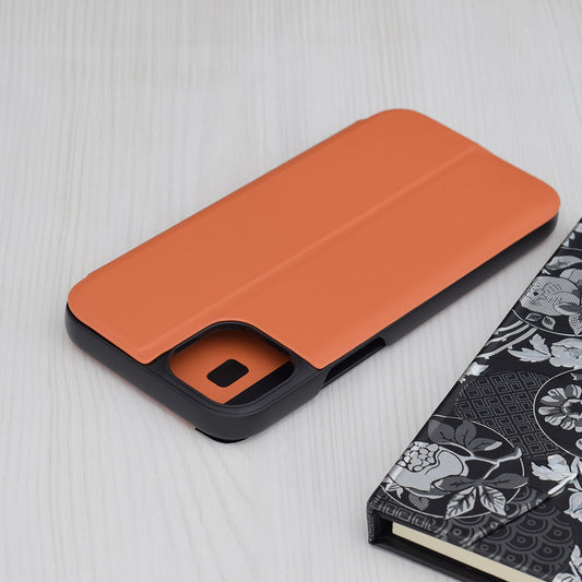 Case for Apple iPhone 15 Plus, Techsuit, eFold, Orange