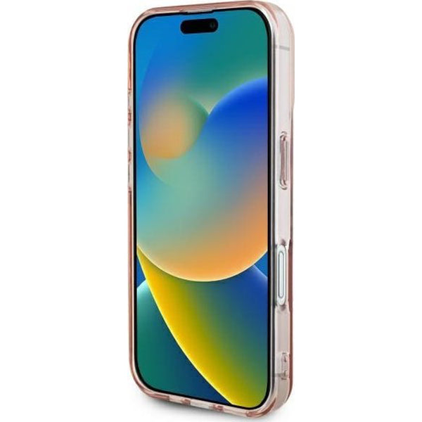Case for Apple iPhone 16 Plus, Guess, IML Heart, Transparent