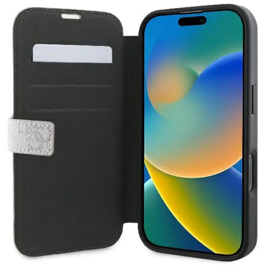 Case for Apple iPhone 16 Pro Max, Guess, 4G Book, Pink