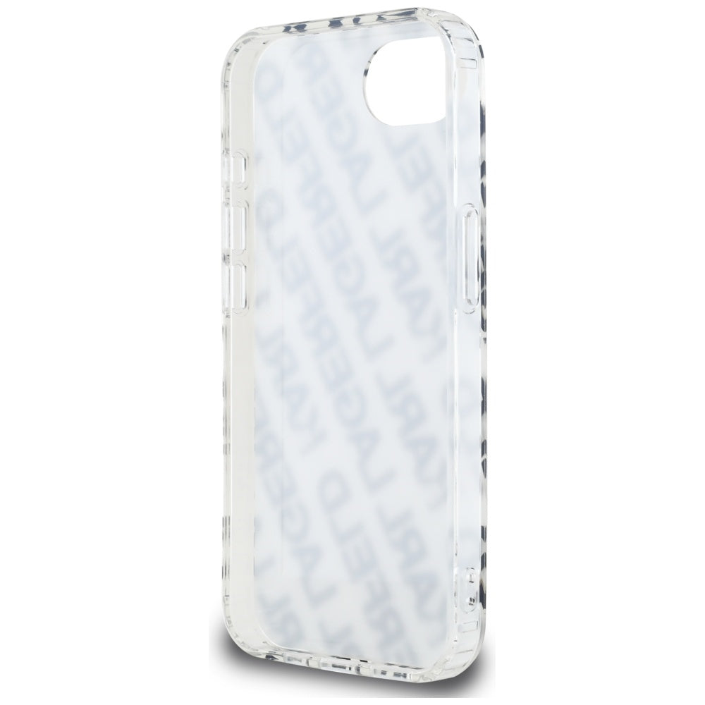 Case for Apple iPhone 17e / 16e, Karl Lagerfeld, IML Luxury Gold Fullover Logo, Gold
