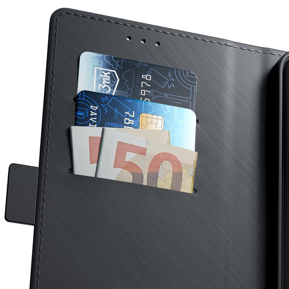 Case for Apple iPhone 17, 3MK, Wallet, Black