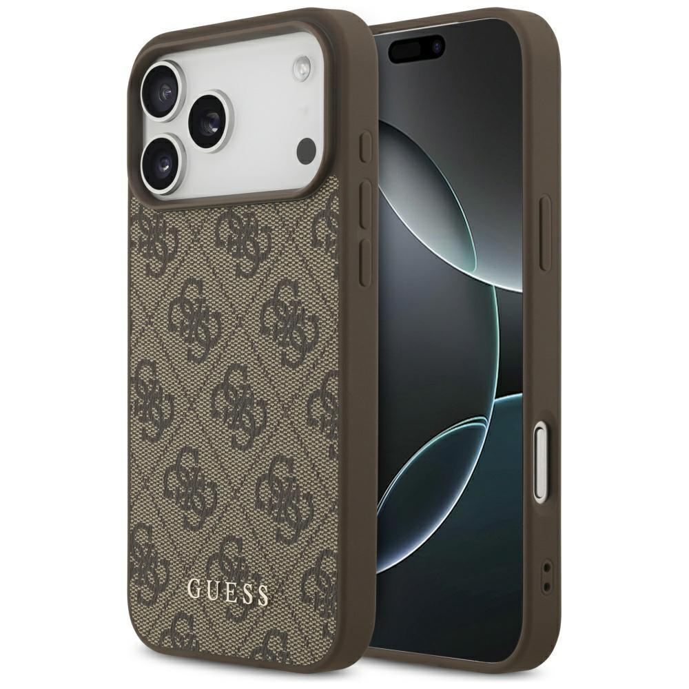Case for Apple iPhone 17 Pro Max, Guess, 4G Classic, Brown – GSMnet